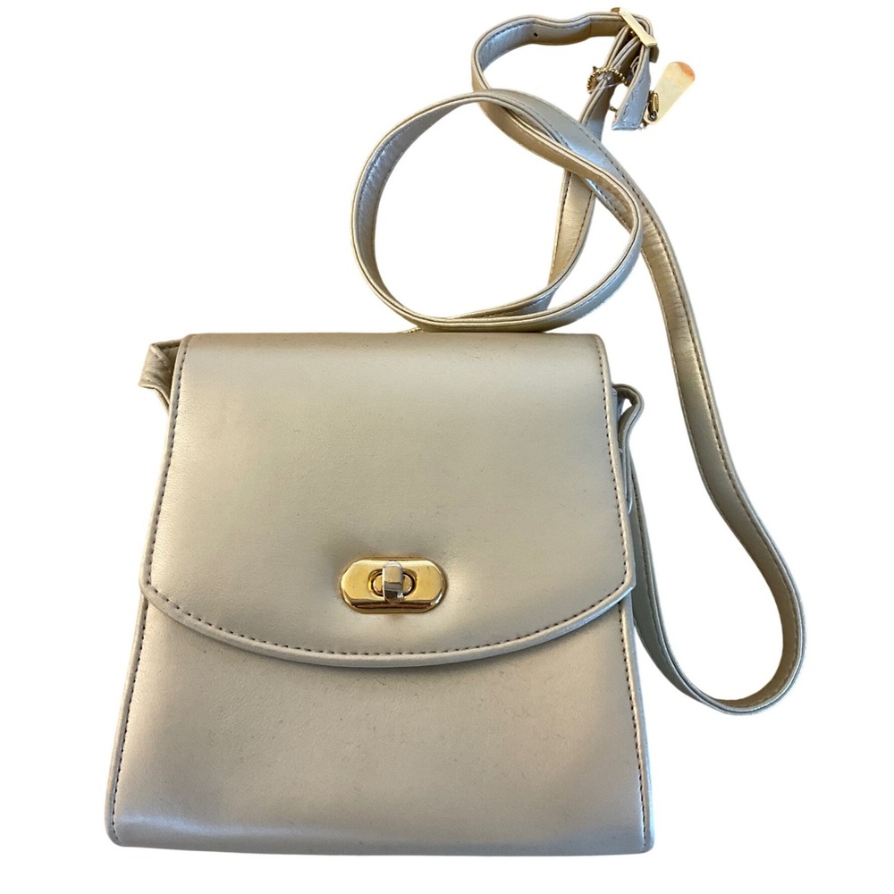 Vintage 90,s Evan-Picone Crossbody Bag Minimalist Quiet Luxury Classic Elegant
